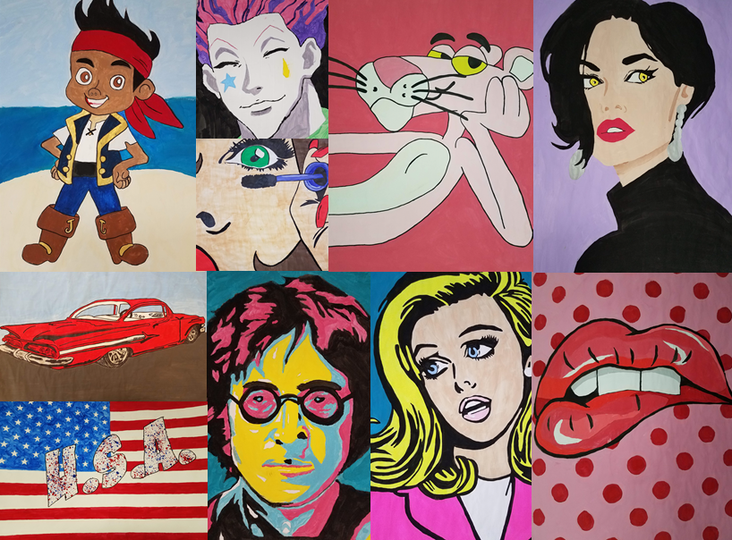 pop art collage
