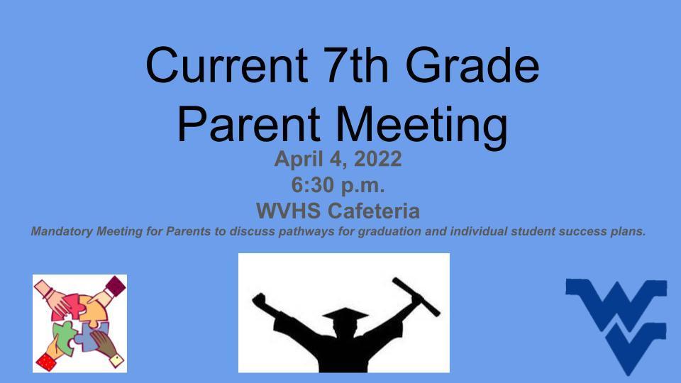 7th grade parent meeting